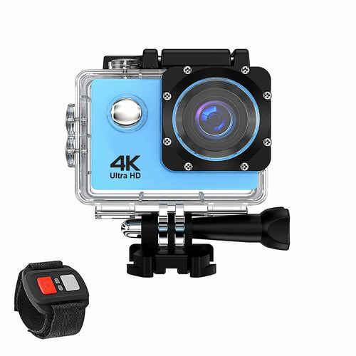 4K Voděodolná Digitální UHD WiFi Kamera + RF Dálkové Ovládání a Příslušenství