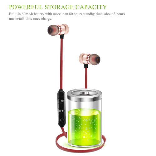 Bezdrátová Bluetooth sluchátka do uší pro sport