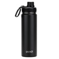 DRINCO® Sportovní láhev z nerezové oceli 22oz – Černá