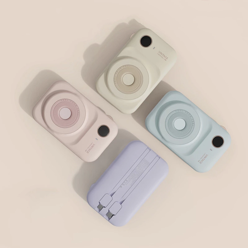 Magnetická mini powerbank s dvouvodičovým kabelem